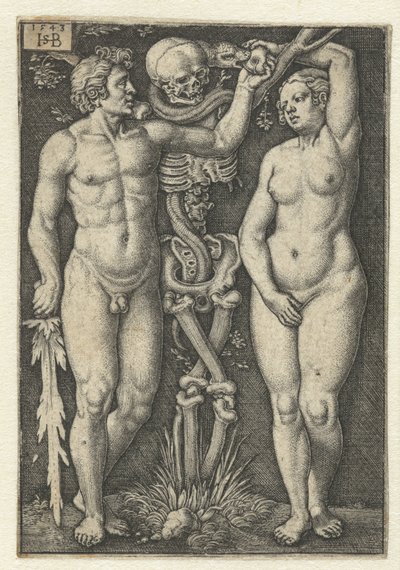 Adão e Eva e Morte de Hans Sebald Beham