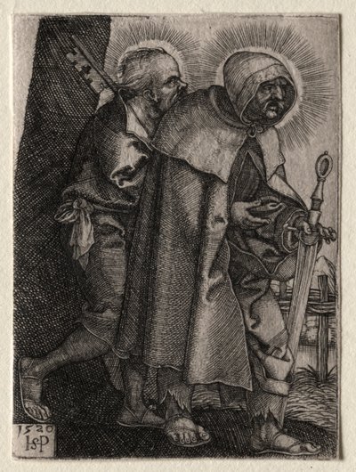Cristo e os Apóstolos: São Pedro e São Paulo de Hans Sebald Beham