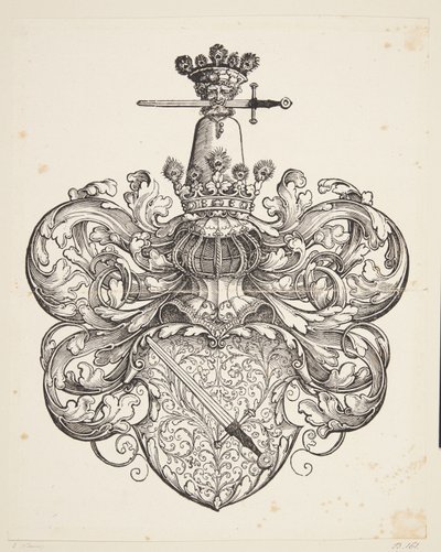 Brasão da família de Kress von Kressenstein de Hans Sebald Beham