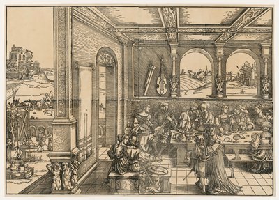 A parábola do filho pródigo de Hans Sebald Beham
