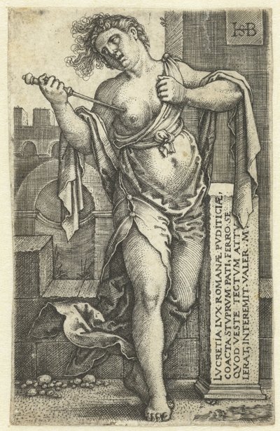 Morte de Lucrécia de Hans Sebald Beham