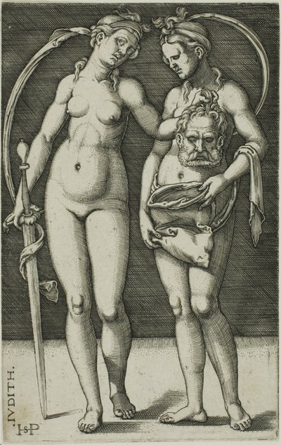 Judith e seu servo de Hans Sebald Beham