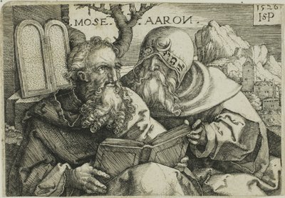 Moisés e Arão de Hans Sebald Beham