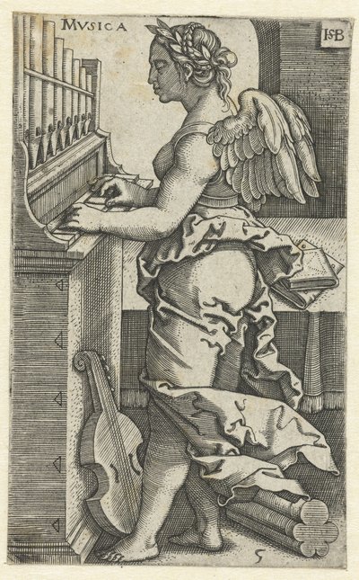 Música (Musica) de Hans Sebald Beham