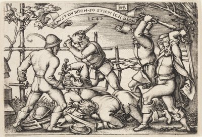 Briga de Camponês de Hans Sebald Beham