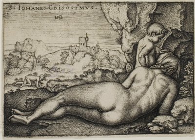 Penitência de São João Crisóstomo de Hans Sebald Beham