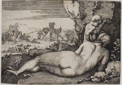 Penitência de São João Crisóstomo de Hans Sebald Beham