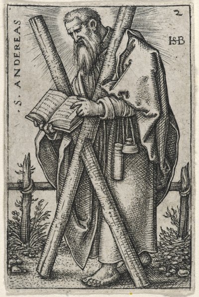 Santo André, 1541-46 de Hans Sebald Beham
