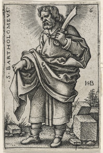São Bartolomeu, 1541-46 de Hans Sebald Beham