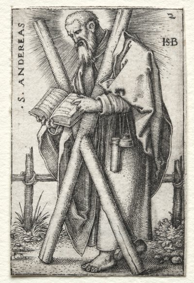 Santo André, 1545-1546. de Hans Sebald Beham