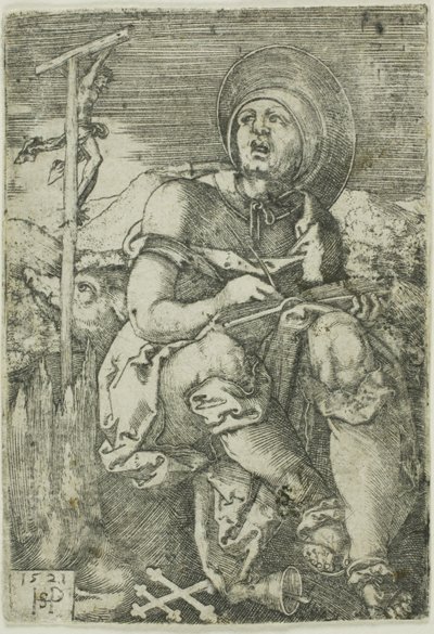 Santo Antônio, o Eremita de Hans Sebald Beham