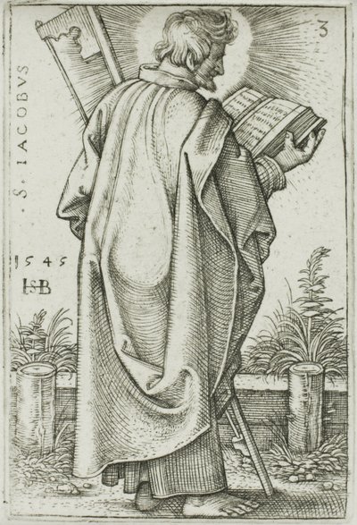 São Tiago Menor, placa 3 de Os Doze Apóstolos de Hans Sebald Beham