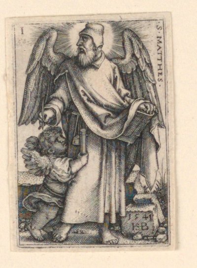São Mateus, de Os Quatro Evangelistas de Hans Sebald Beham