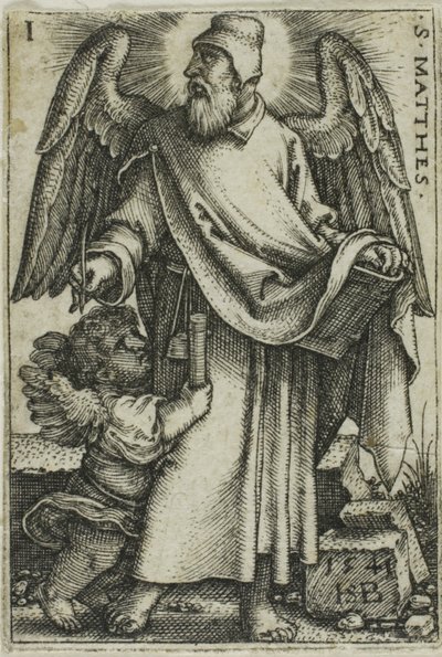 São Mateus, de Os Quatro Evangelistas de Hans Sebald Beham