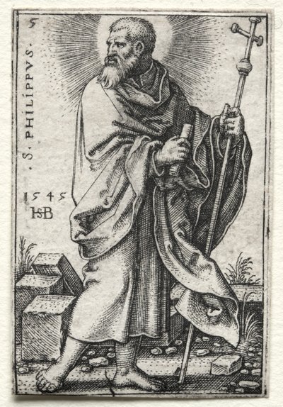 São Filipe, 1545-1546. de Hans Sebald Beham