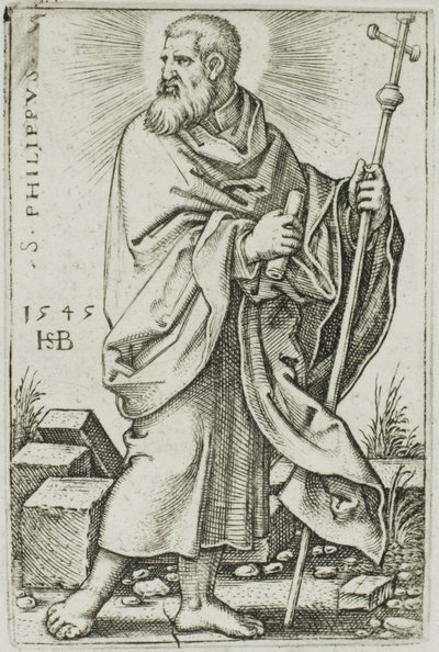São Filipe, placa 5 de Os Doze Apóstolos de Hans Sebald Beham