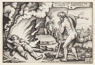 A Morte de Hércules de Hans Sebald Beham