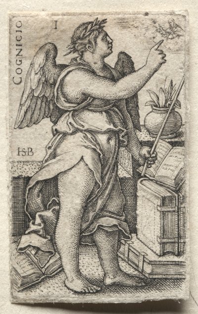 O Conhecimento de Deus e as Sete Virtudes Cardeais: Conhecimento de Deus - Cognicio de Hans Sebald Beham