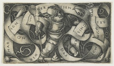 O Pequeno Buffoon de Hans Sebald Beham