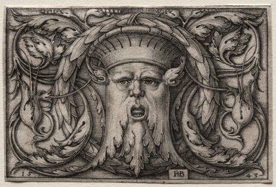 A Máscara, 1543. de Hans Sebald Beham