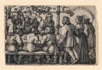 A Festa dos Camponeses (Alder du must danczen) de Hans Sebald Beham