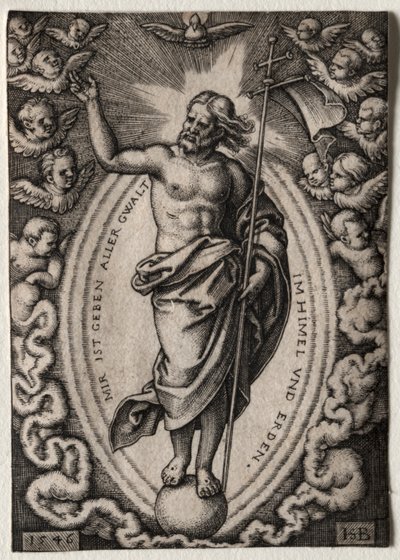 O Salvador, 1546. de Hans Sebald Beham