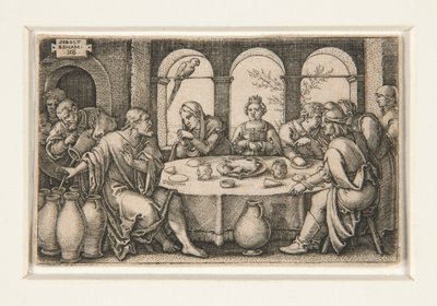 As Bodas de Caná de Hans Sebald Beham