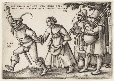 Fim do ano de Hans Sebald Beham