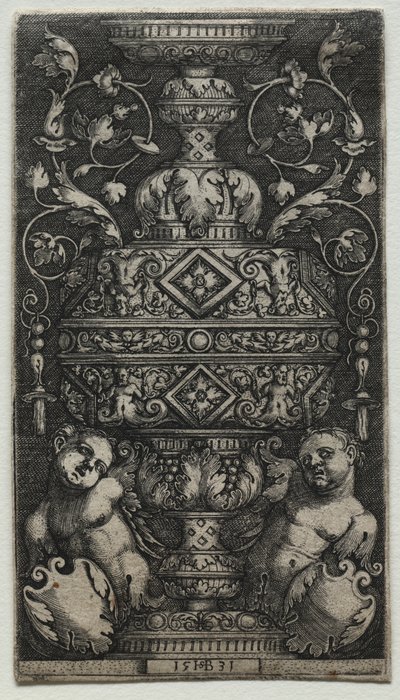 Vaso Decorado Com Crianças de Hans Sebald Beham