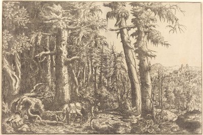 O Bom Samaritano, c. 1558. de Hans Sebald Lautensack