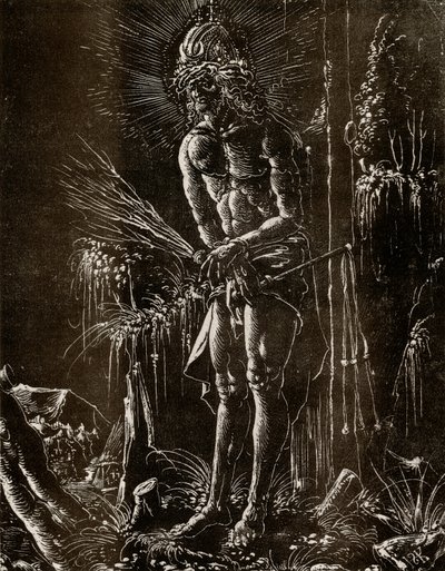 Cristo como homem das dores de Hans Springinklee