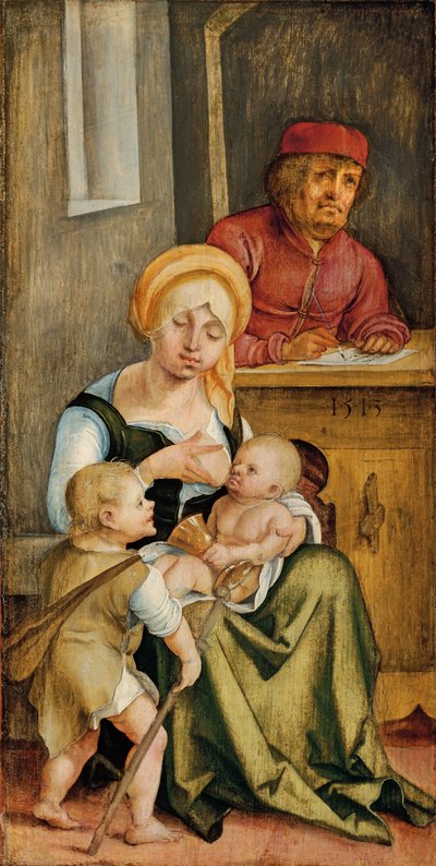 Mary Clopas e sua família, 1515 de Hans Suess Kulmbach