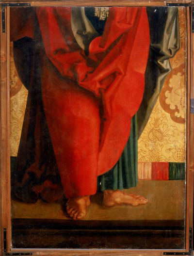 São Pedro, parte inferior, detalhe de histórias de São Pedro e São Pedro de Hans Suess Kulmbach