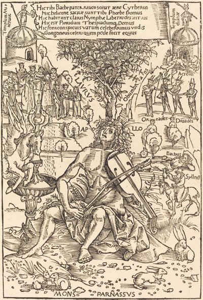 Apolo no Parnaso de Hans Süss von Kulmbach