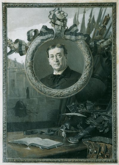 O actor Adolf von Sonnenthal de Hans Temple