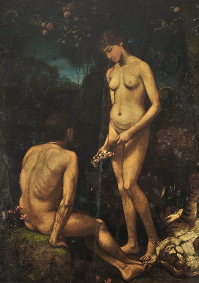 Adão e Eva de Hans Thoma