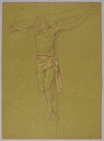 Cristo na cruz de Hans Thoma