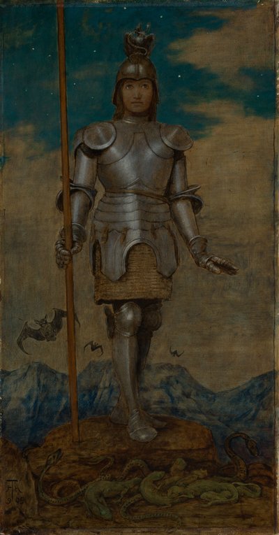 O Santo Cavaleiro Jorge de Hans Thoma