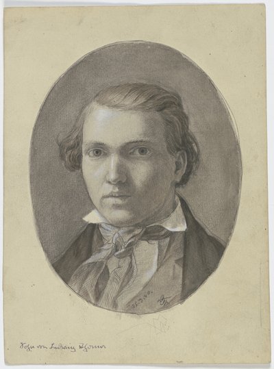 Retrato de um filho de Ludwig Thoma de Hans Thoma