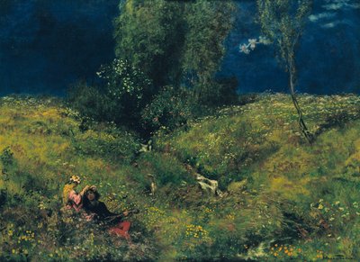 Verão, 1872 de Hans Thoma