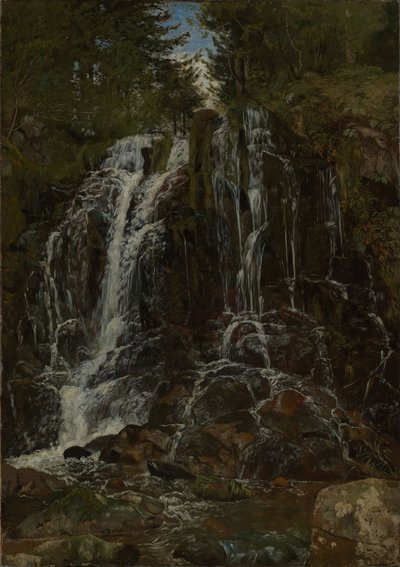 Cascata perto de St. Blasien de Hans Thoma
