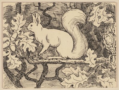 Ilustração do livro de leitura: Eichhorn de Hans Thoma