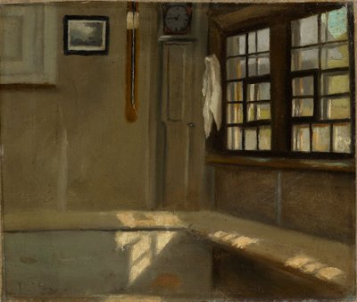 Canto de um quarto numa casa de campo de Hans Thoma