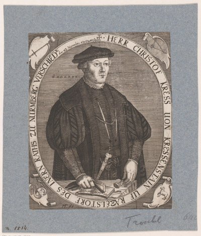 Portret van Christoph II Kreß von Kressenstein de Hans Troschel