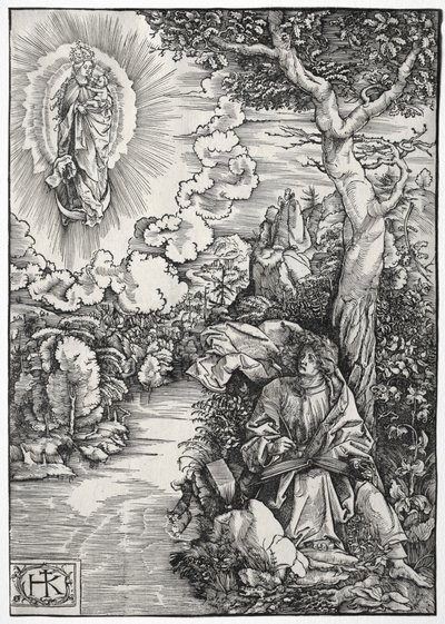 São João na ilha de Patmos de Hans Wechtlin