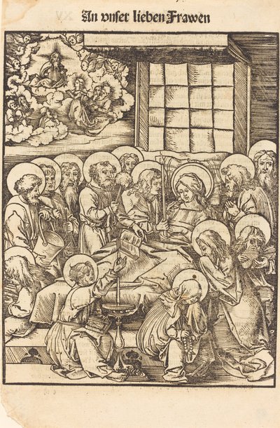 Morte da Virgem de Hans Wechtlin I