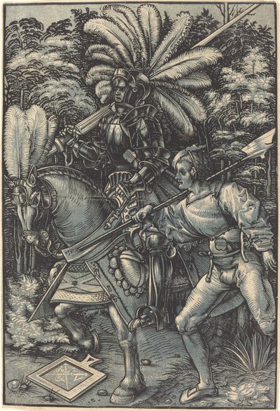Cavaleiro e o Servo de Hans Wechtlin I