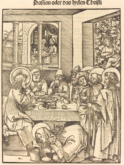 Maria Madalena lavando os pés de Cristo de Hans Wechtlin I