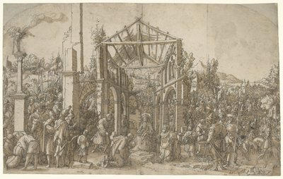 A adoração dos reis de Hans Weiditz (II) (attributed to)