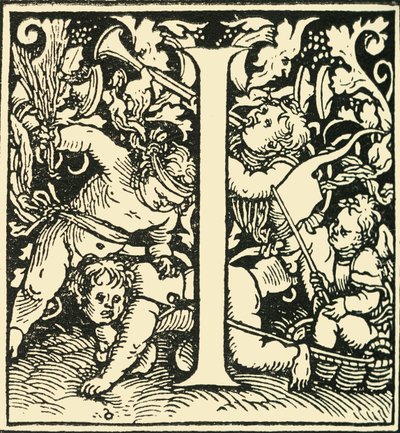 I - Um alfabeto de Hans Weiditz, c1520-1521, 1908. de Hans Weiditz